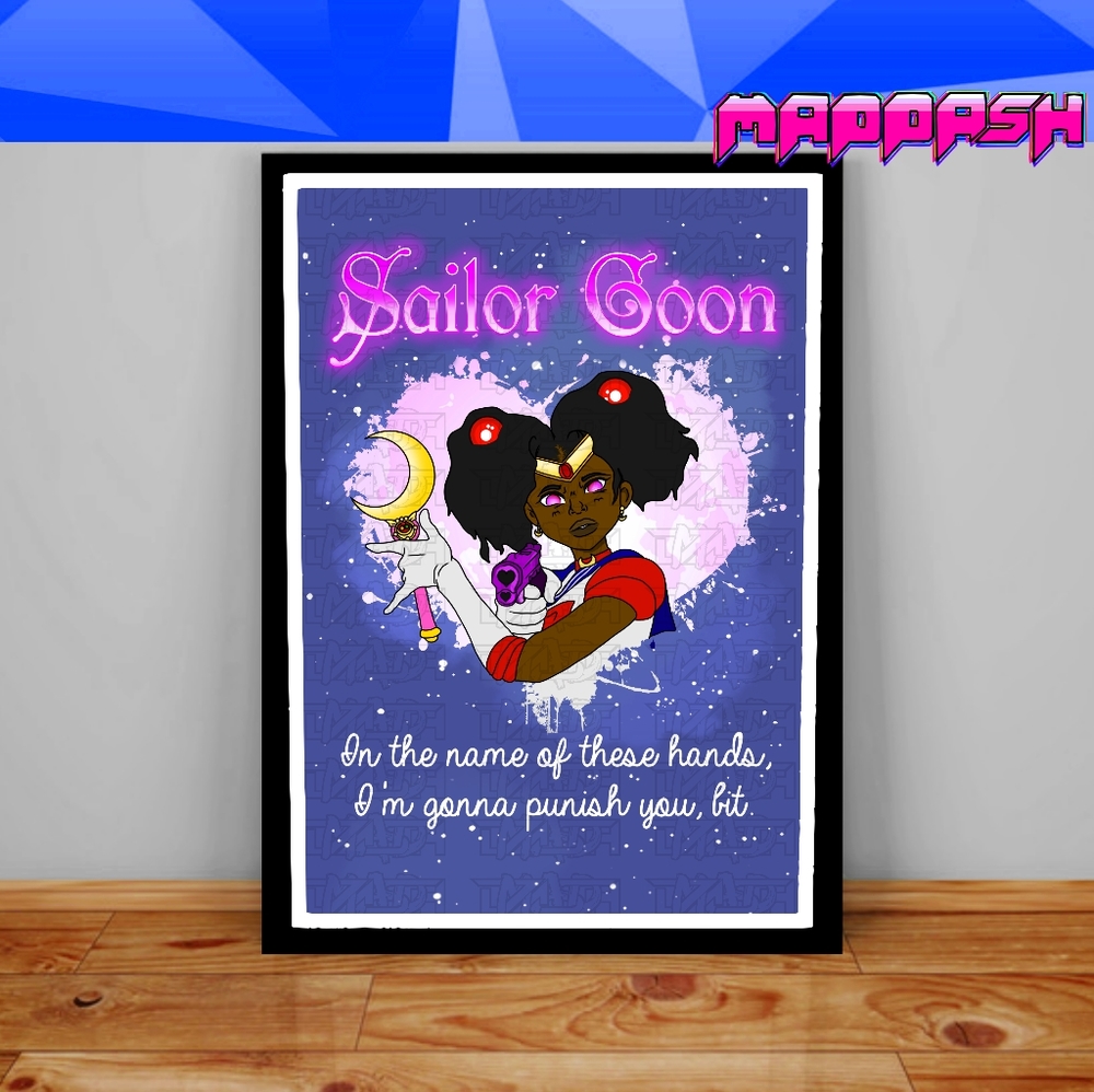 Sailor Moon Scout Sailor Goon Aesthetic Poster